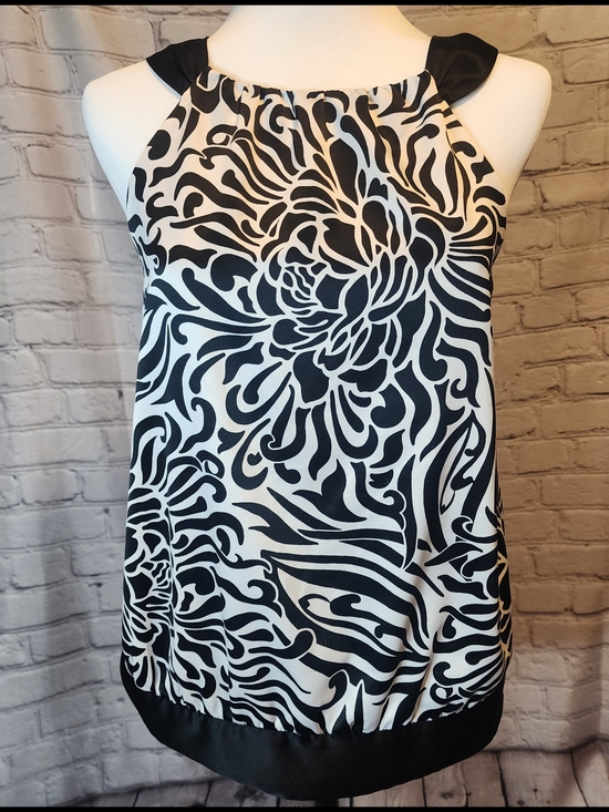 Ann Taylor Tops - Ann Taylor Black and White Halter Blouse